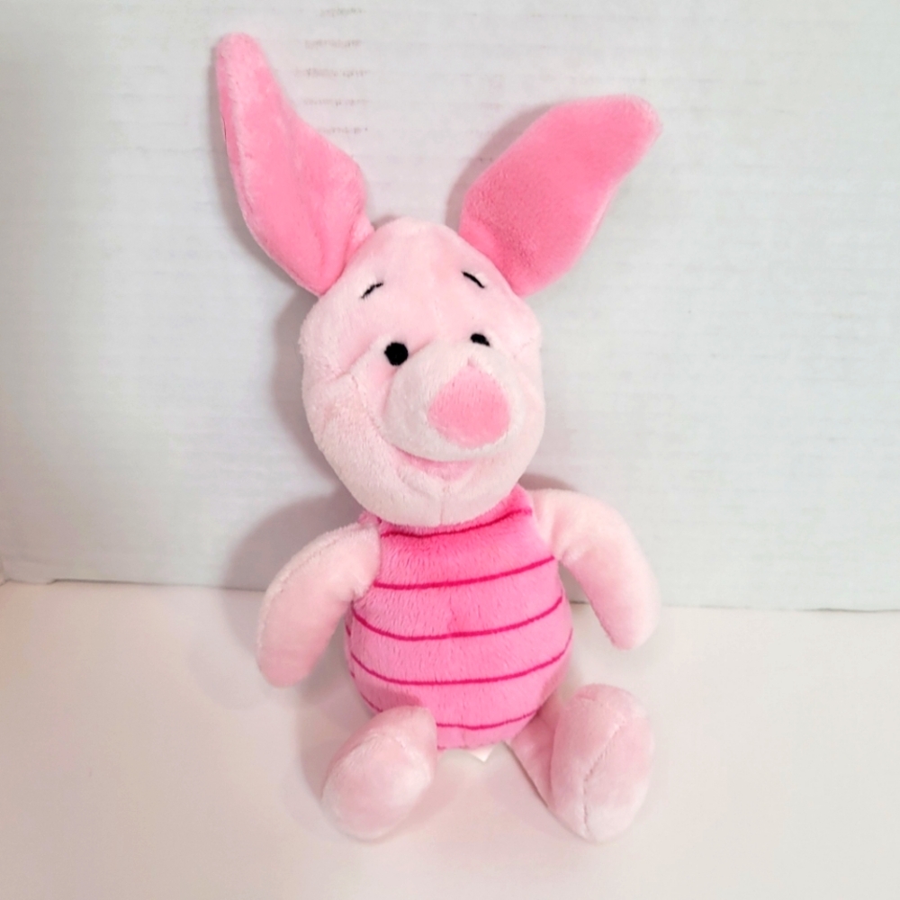 Disney Winnie the Pooh Piglet Small Plush Toy Doll Stuffed Animal Excellent
